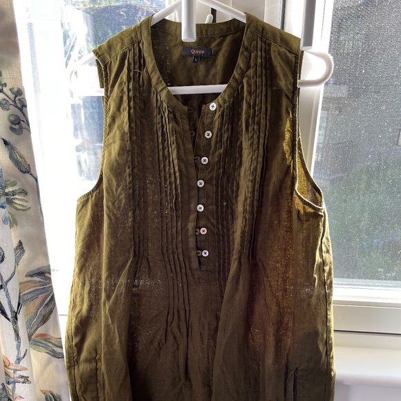 100% Linen Swing Dress - Picture 1 of 5